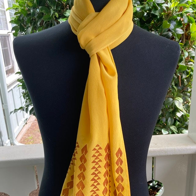 Ohe Kapala Silk Crepe Scarves