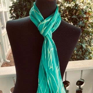 Devore Silk & Rayon Scarves