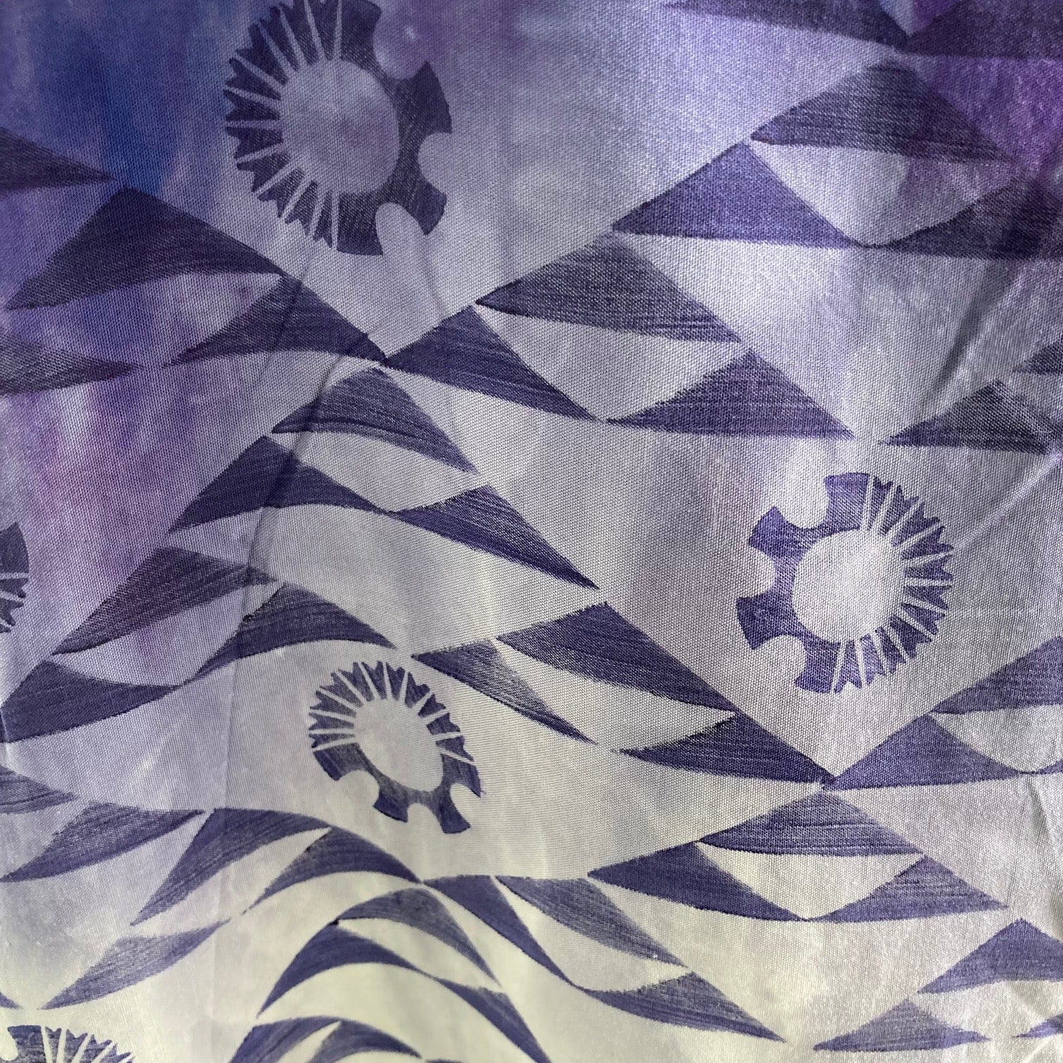 Ohe Kapala Shrug in Purple with the Mauna and Day/Night
