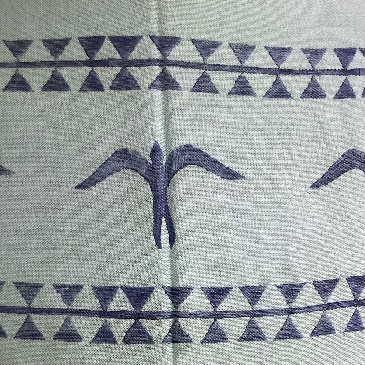 Ohe Kapala Rayon Infinity Scarf in Mint Green with 'Iwa