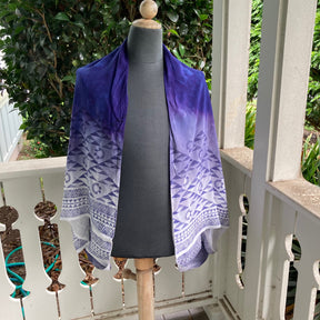 Ohe Kapala Shrug in Purple with the Mauna and Day/Night
