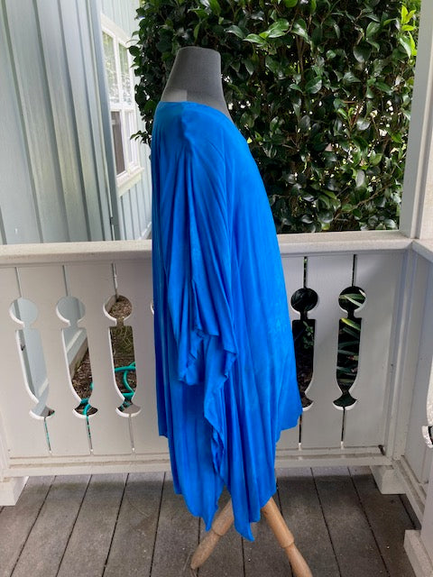 Coverup for Beach or Home Plus Size in Medium Blue