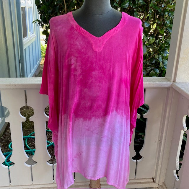 Coverup for Beach or Home REGULAR (S-M-L) Size in Pink Ombre