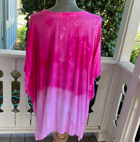 Coverup for Beach or Home REGULAR (S-M-L) Size in Pink Ombre