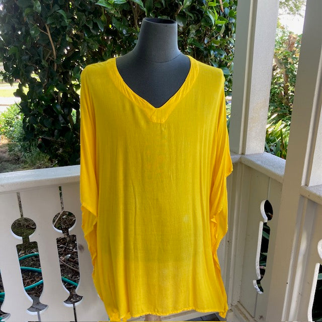 Coverup for Beach or Home REGULAR (S-M-L) Size in YELLOW