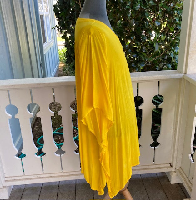 Coverup for Beach or Home REGULAR (S-M-L) Size in YELLOW