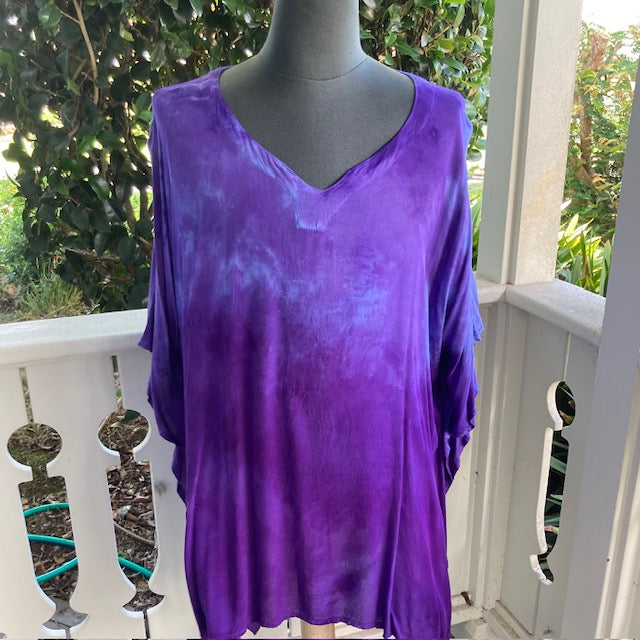 Coverup for Beach or Home REGULAR (S-M-L) Size in Purple/Blue