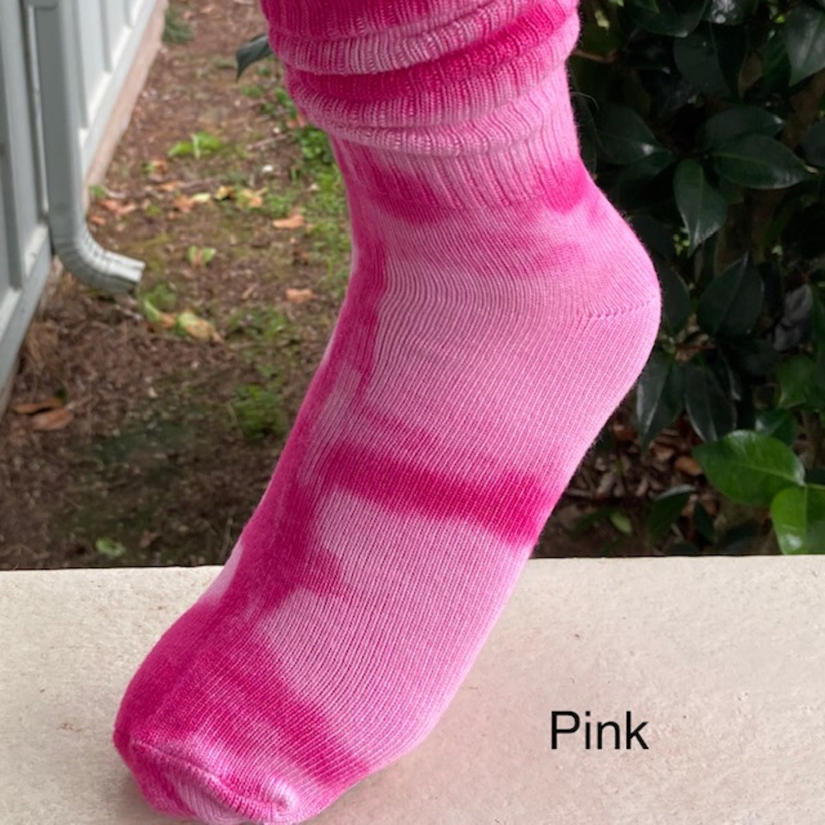 Hand Dyed Bamboo CREW Socks